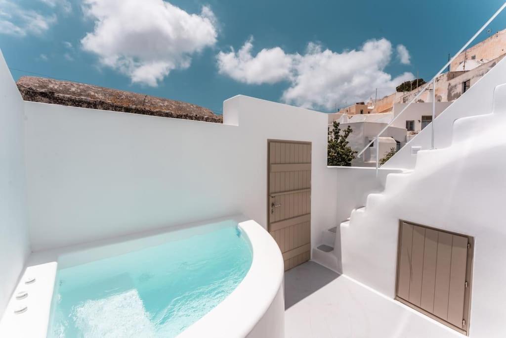 Villa Akri Santorini With Heated Jacuzzi Emporio  Exterior foto